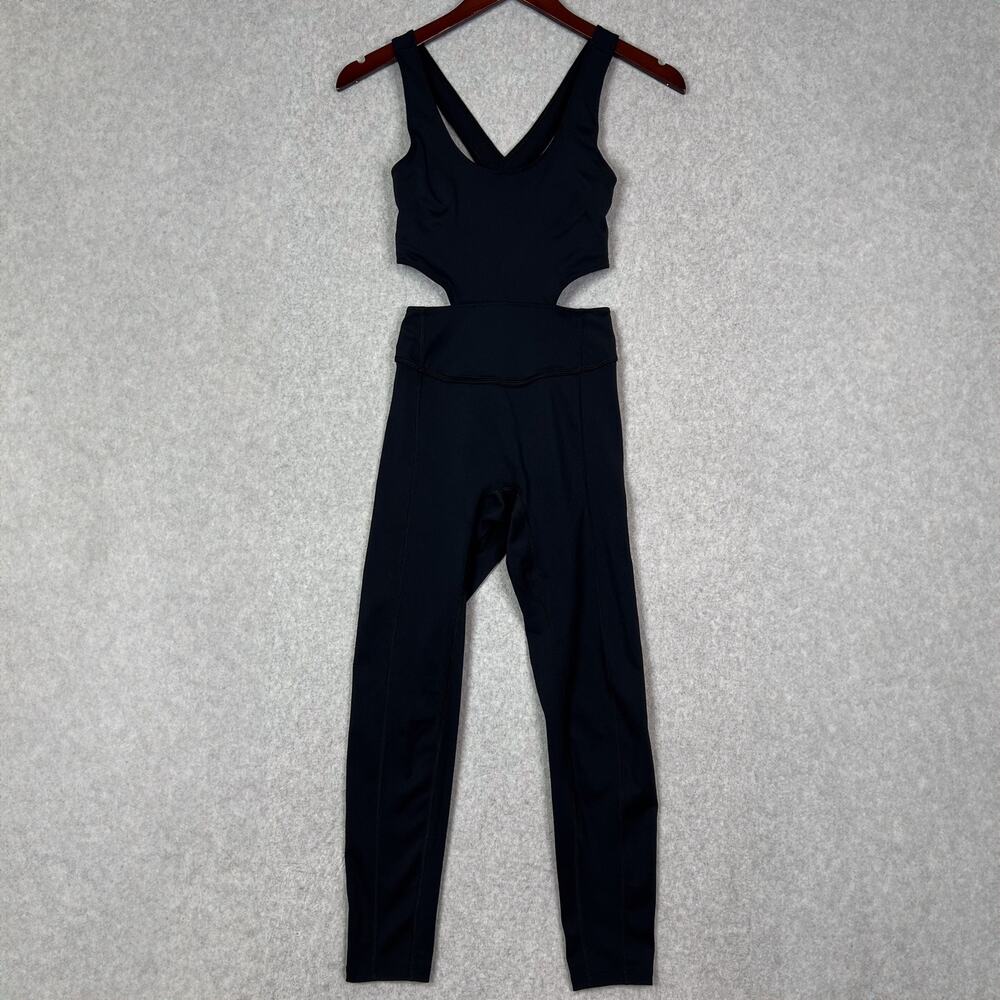 Free People Movement Back It Up Jumpsuit in Black Size XS